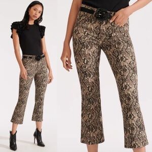 Veronica Beard Carolyn High-Rise Baby-Boot Jeans